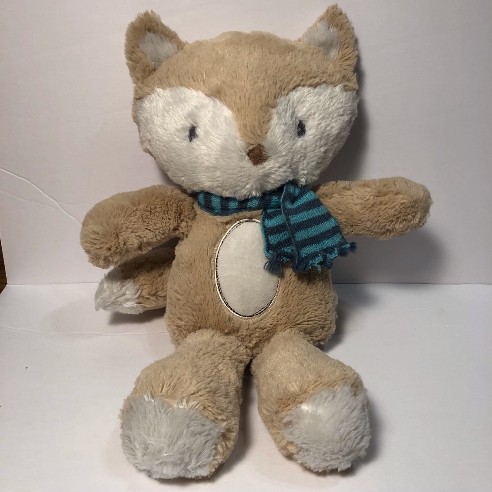 Levtex Baby Fox Stuffed Animal Plush With Scarf 15” Soft And Cuddly
